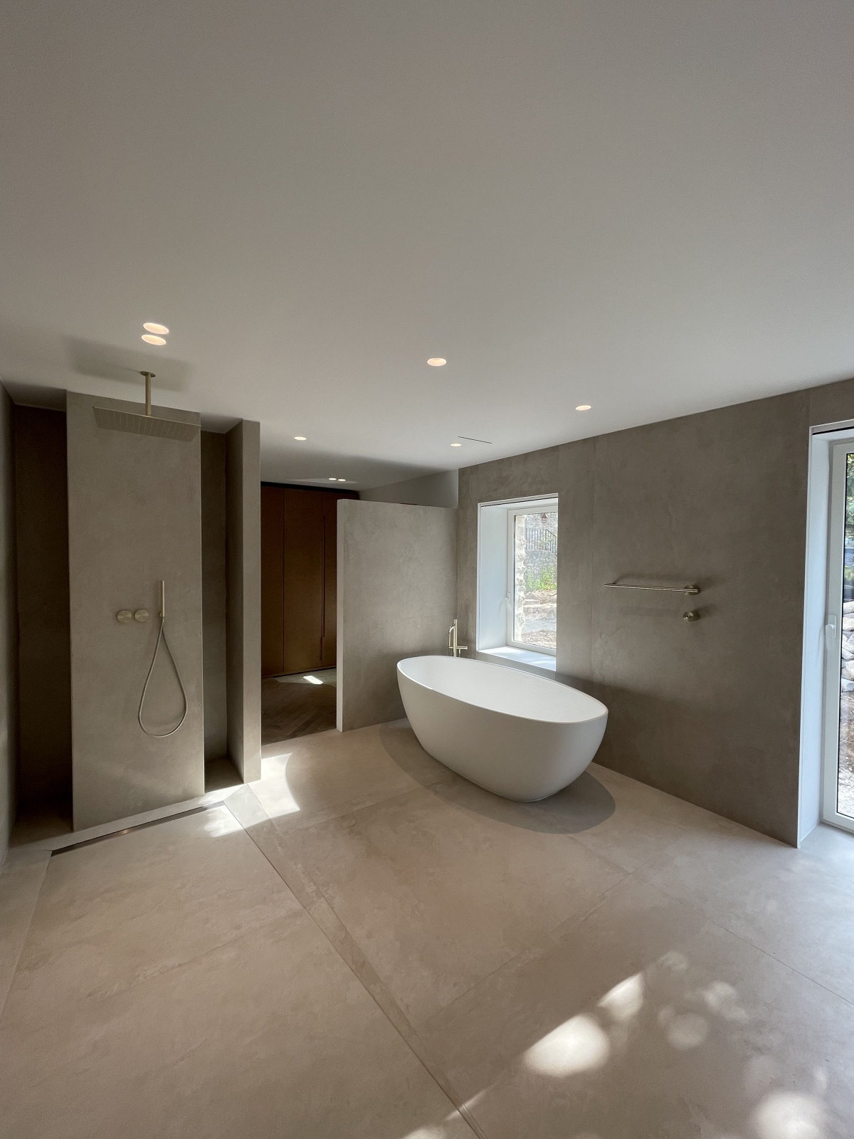 Rnovation et extension d'une maison individuelle : salle de bain