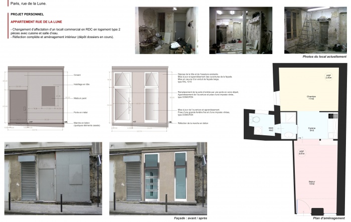 Transformation d'un local en logement : LgtLune2