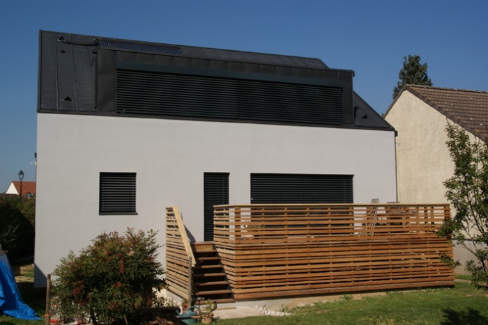 RENOPASSIVE - PREMIRE RHABILITATION FRANCAISE LABELLISE (PASSIVHAUS + BBC)) : Maison Rnopassive - Faade 2 Aprs